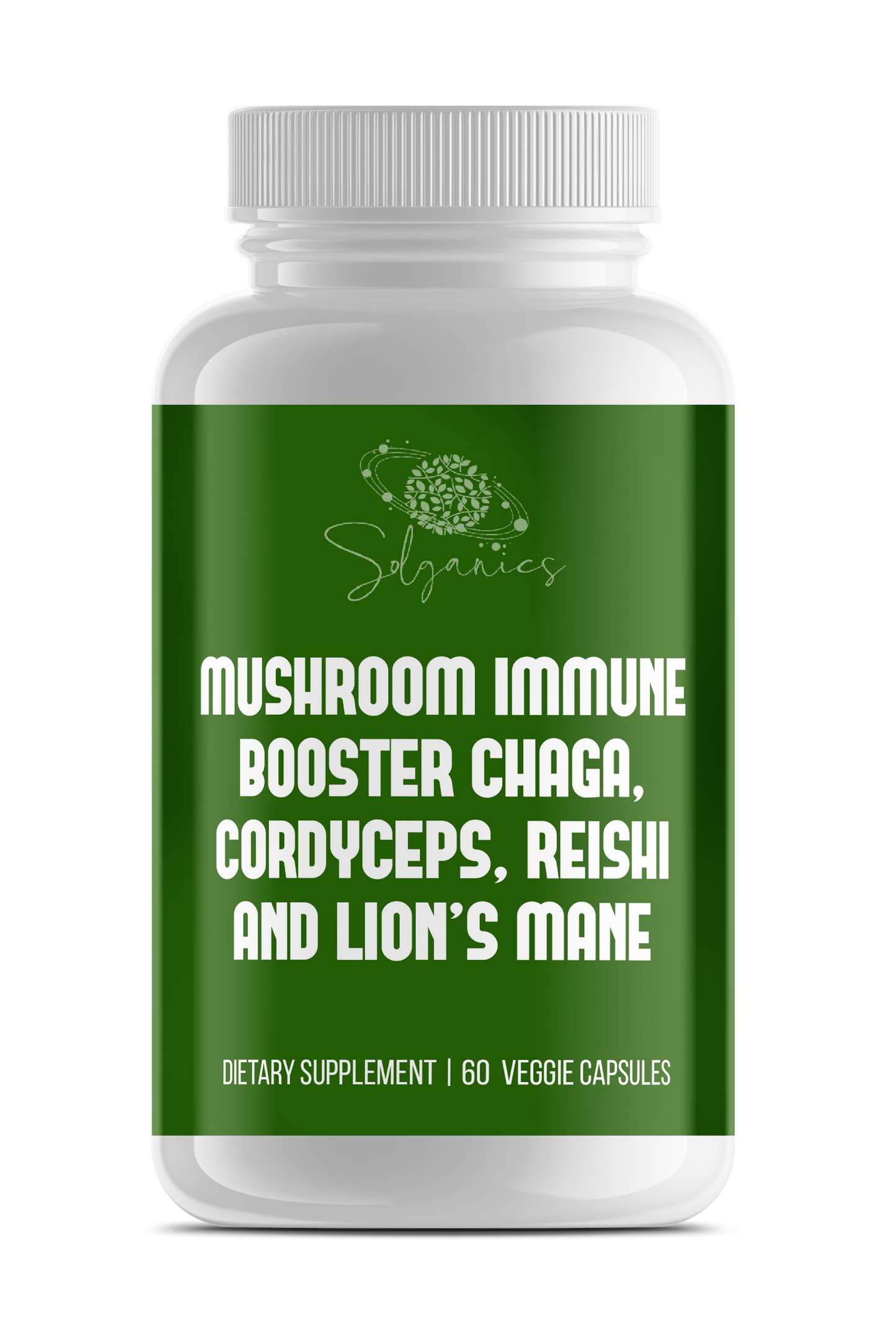 Mushroom Immune Booster: Chaga, Cordyceps, Reishi and Lion’s Mane